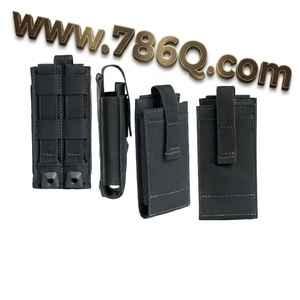 Pochette de la série Tactix, pochette multimédia, sacs noirs moyens, pochette d'équipement tactique - Product Image 1