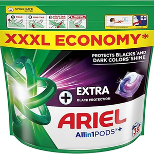 Cápsulas de Detergente Ariel Todo en Uno Protección para Ropa Negra - 38 Piezas / 38 Cápsulas para Ropa Negra - Product Image 1