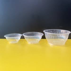 Nouveau style 2025 écologique Super qualité fabricant PP bol en plastique 20/28oz Transparents pour collation salade avec couvercle - Product Image 5