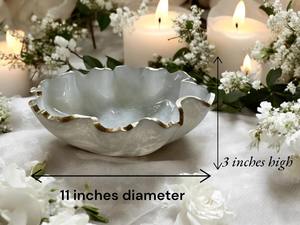 Tazón de Resina Hecho a Mano de Lujo, Tazón Decorativo para Servir, Superficie de Alta Calidad, Modelo con Patrón para Uso Diario en la Cocina y Comedor, Bajo Costo - Product Image 2