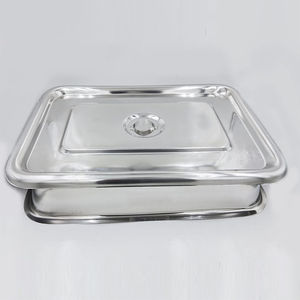 Mejor calidad logotipo personalizado Metal acero Hospital instrumentos bandeja Manual personalizado bandejas quirúrgicas calidad inoxidable al por mayor - Product Image 5