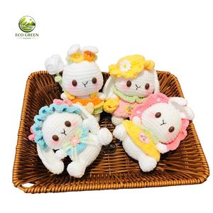 Eco Friendly <b>Handmade</b> Crochet Amigurumi Animal <b>Doll</b> Soft Knitted Toy Custom OEM ODM Bulk Gift for Kids Retail OEM Factory Supply - Product Image 4