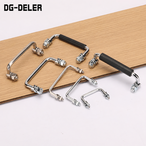<span class=keywords><strong>Maniglia</strong></span> Pieghevole in Acciaio Inox DG-DELER LS506 per Armadietti Industriali e Cassette degli Attrezzi, Facile Installazione, Uso Ambidestro - Product Image 3