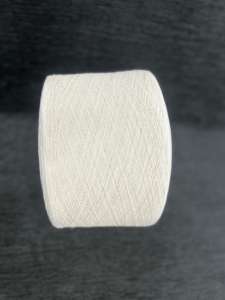 100% algodón crudo blanco extremo abierto tejido hilo de tejer material cardado - Product Image 4