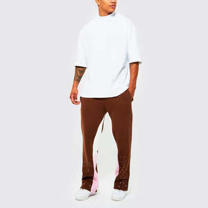 กางเกงวิ่งแบบลำลองสำหรับผู้ชายกางเกงขาบานสำหรับผู้ชายกางเกงขาบานดีไซน์ใหม่ - Product Image 1