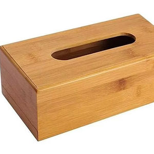 Caja de Pañuelos Multifuncional Decorativa de Madera Tallada y Organizador Hecho a Mano de Madera de Palisandro Ecológico para el Hogar y Vajilla de Restaurante - Product Image 1
