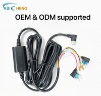 Kit de câblage pour caméra embarquée en mode parking 24h/24 avec gestion intelligente de l'alimentation et câble ACC pour enregistreur vidéo de sécurité automobile (câble abaisseur de tension)