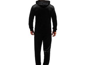 Ensemble survêtement de jogging streetwear deux pièces pour hommes avec logo brodé personnalisé – Vente en gros - Product Image 4