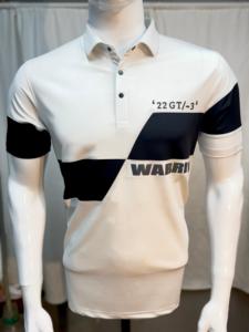 Vêtements de sport décontractés pour hommes à la mode pour T-shirt polo à manches courtes avec logo avant Polyester/coton 280g contraste de motif de tissu - Product Image 3