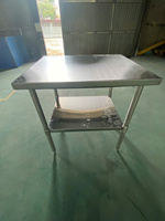 Table de travail et banc en acier inoxydable à prix avantageux, grande vente de liquidation en provenance du Vietnam
