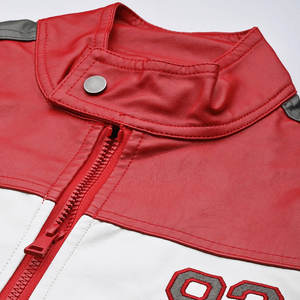 Dernière conception de veste en cuir originale pour l'hiver Veste en cuir de mouton avec logo imprimé personnalisé du service OEM/ODM - Product Image 6