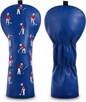 Venta al por mayor divertido Angry Golfer Golf Club Headcovers Woods and Drivers Golf Headcover logotipo personalizado conjunto completo impermeable Head Cover
