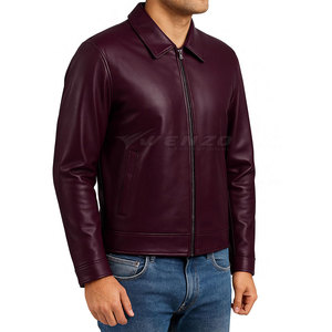 Chaqueta de Cuero para Hombre, Resistente al Viento, para Invierno, Piel de Vaca, Logotipo Frontal, Ecológica, Transpirable, de Alta Calidad, Gran Venta, Mejor Diseño - Product Image 3