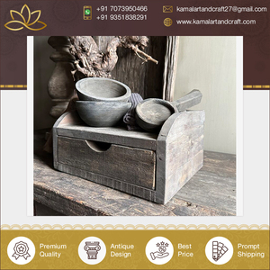 ตู้เก็บของครัวสไตล์วินเทจไม้เนื้อแข็งคุณภาพรับประกัน ดีไซน์แบบเรียบง่ายสไตล์ชนบท พร้อมลิ้นชักปรับได้ เหมาะสำหรับใช้ในบ้านและโรงแรม - Product Image 5