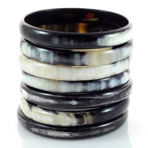 SOME Natural Buffalo Horn <b>Cuffs</b> , Bangles and <b>Bracelets</b> Made From Real Buffalo Horn, Available in an Assortment of - Product Image 2