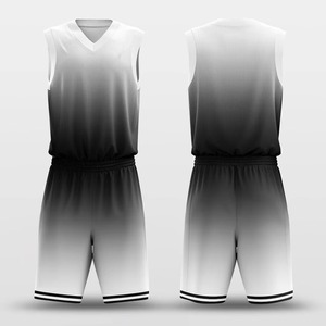 Vente en gros de maillots et shorts de basket-ball personnalisés, kit d'entraînement de vêtements de sport d'équipe respirants à séchage rapide par sublimation multicolore - Product Image 4