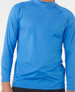 New Custom OEM <b>MMA</b> <b>Rash</b> <b>Guard</b> Heat-Transfer Printed Blue Spandex/Polyester Quick Dry BJJ <b>Rash</b> <b>Guard</b> for Men Long Sleeve - Product Image 5