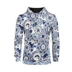 Buena calidad Pullover Basics Sublimación Sudaderas con capucha Calidad Premium Nuevo diseño 100% Sudaderas con capucha de algodón para hombres - Product Image 1