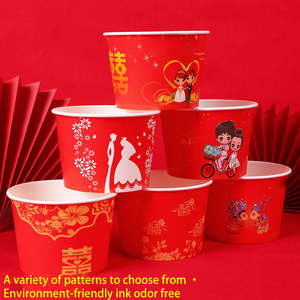<b>Disposable</b> <b>Bowl</b> Set Intensification Paper Good Deal of Customizable Specifications Factory Wholesale Wedding <b>Disposable</b> <b>Bowls</b> - Product Image 2