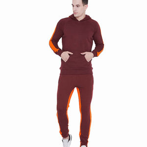 Survêtement décontracté pour hommes, vêtements de sport de couleur unie pour l'hiver, survêtement uni vierge au dernier design au dernier prix de gros - Product Image 6