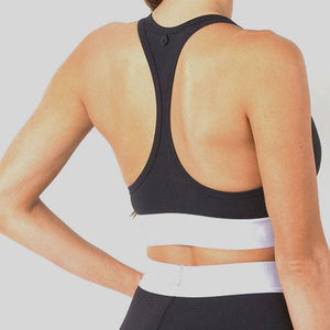 Femmes Yoga Gym course Fitness vêtements de sport 2024 mode chaude femmes 100% coton haut court femmes nouveaux hauts sec et ajusté soutien-gorge maigre - Product Image 2