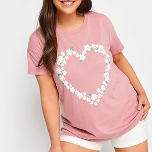 Camisetas de Mujer de Alta Calidad, Camisetas de Algodón Estampadas en Venta, Impresión Personalizada, Manga Corta, Camiseta con Cuello Redondo para Mujer - Product Image 5