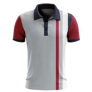 Vêtements de golf à prix avantageux, impression par sublimation, design personnalisé, uni, 100% polyester, séchage rapide, manches courtes, pour hommes, t-shirt - Product Image 1