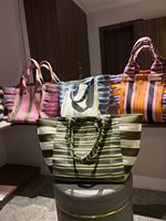 Sacs de courses réutilisables écologiques en nylon, en plastique recyclé, avec fermeture éclair en sangle tissée PP, impression offset personnalisée
