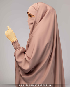 Diseño moderno de una pieza para Jilbab Hecho a mano Longitud del piso Ajuste suelto Abaya islámico Tallas grandes - Product Image 2