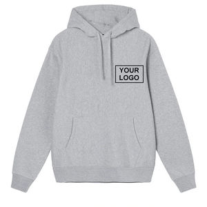 OEM profesional 100% algodón térmico Sudadera con capucha de los hombres de alta calidad de secado rápido Fitness ropa deportiva de talla grande transpirable estilo sólido - Product Image 3