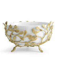 Bol de service rond décoratif en laiton poli mat, style indien, pour fruits, de haute qualité, aspect classique