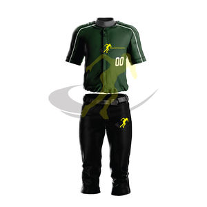 Conjunto de ropa deportiva de béisbol y sóftbol al por mayor personalizado, camiseta transpirable, ropa de equipo de sublimación impresa de talla grande - Product Image 1