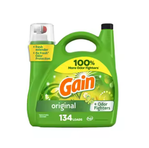 Avail Best Deal on Gain Laundry <b>Detergent</b> Original Scent 194 Fl oz 134 Loads HE Compatible Deep Clean for Apparel Bulk Purchase - Product Image 1
