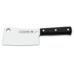 Uniblock hatchet, stainless steel, 4 mm, 16 cm. (3 Claveles 01191) - Product Image 1