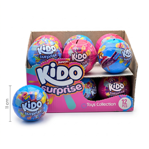 Banoon Kido Surprise Ball Toy with Chocolate Play Dough Tools Mini Toy Piggy Bank for Kids - Product Image 3