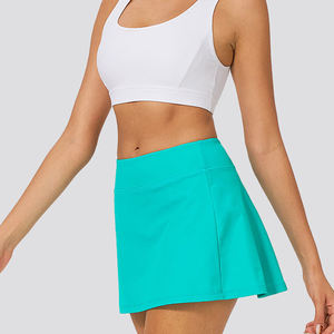 Jupe de sport de qualité supérieure de couleur unie, vêtements pour femmes, en coton, dernier design, jupe fabriquée au Pakistan, jupe en coton - Product Image 1