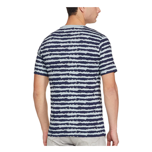Vente en gros de t-shirts pour hommes à col en V, en satin 100% coton, imprimés, de haute qualité, nouvelle conception, grande taille, pour l'été - Product Image 6