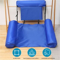 Chaise de piscine flottante gonflable Chaise de piscine gonflable pliable Hamac d'eau de plage Lit d'air pour adultes