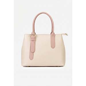 Borsa a Tracolla Strutturata da Donna in Vera Pelle di Doppio Strato, Made in Italy, Art. 25402" - Product Image 2