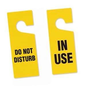 Panneau de suspension de porte en PVC personnalisé OEM ODM Hôtel en plastique imprimé Ne pas déranger Étiquette pour chambre d'amis et d'accueil de Chine - Product Image 6