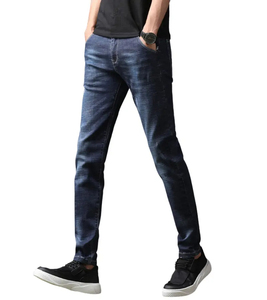 Personalice sus propios pantalones de mezclilla con estampado digital Todos los pantalones vaqueros de pierna recta de algodón para hombres - Product Image 5