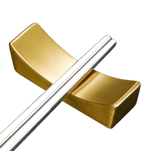 Reposa Palillos de Latón de la Mejor Calidad, Pulido Dorado, Decorativo para Mesa de Comedor, para Restaurantes, Buenos Precios - Product Image 2