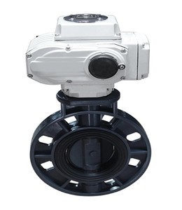 C-Way prix de gros 2 pouces papillon actionneur proportionnel électrique basse température OEM vanne d'eau pour l'industrie maritime - Product Image 1