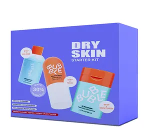 Bubbels Huidverzorging 3-staps Hydraterende Routinebundel, Voor De Normale Tot Droge Huid, Unisex-Set