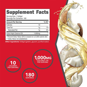 Cápsulas de Aceite de Coco Virgen al Por Mayor, Cápsulas de Gel Suave para la Salud de la Piel y el Cabello, Aceite de Coco para el Control de Peso - Product Image 3