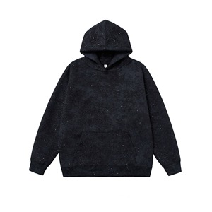 Sudadera con Capucha para Mujer de Algodón Grueso Francés con Logotipo Personalizado, Alta Calidad, Estampado Completo, Pedrería, Otoño Invierno, Impermeable, Ecológica - Product Image 1