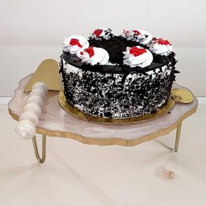 Wholesale Luxury Design Handmade Wooden <b>Cake</b> <b>Stand</b> High Quality Resin Inlay Perfect Table <b>Cake</b> - Product Image 3
