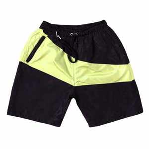 Venta al por mayor por encargo Venta caliente 2025 Color Block Windbreaker Shorts Set Streetwear Full zip Nylon transpirable Jogging Chándal - Product Image 4