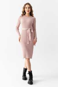 Vestido de Punto para Mujer, Cuello Redondo, Manga Larga, Flexible, Cálido, con Detalle de Cinturón, Alta Calidad, Nuevo Modelo de Invierno, Servicios OEM Personalizables - Product Image 6