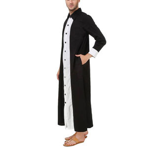 Thobe pour homme à manches longues, Jubba arabe, Jubba musulmane, Daffah saoudien, Thobe tendance, Meilleure qualité, Vêtements islamiques - Product Image 2